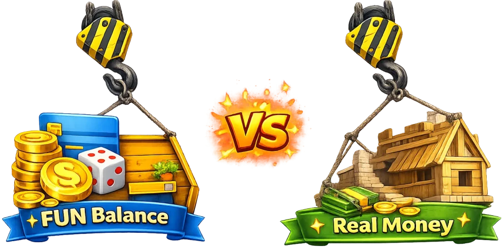 Demo vs Real Play
